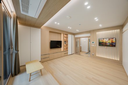 큐라이트 연수원 별관 1층 숙소공간
